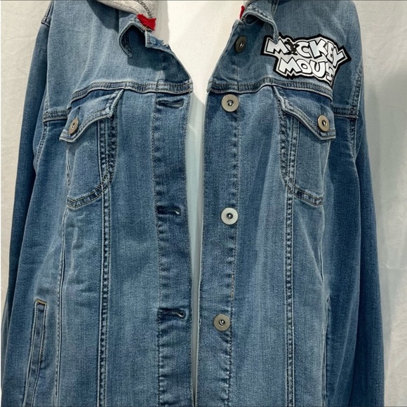 NWT DINEY LE JEAN JACKET WITH HOODIE - Picture 4 of 12